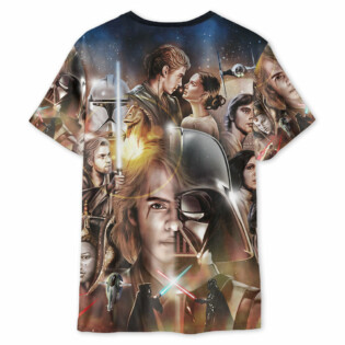 Star Wars Patter Movie - Unisex 3D T-shirt