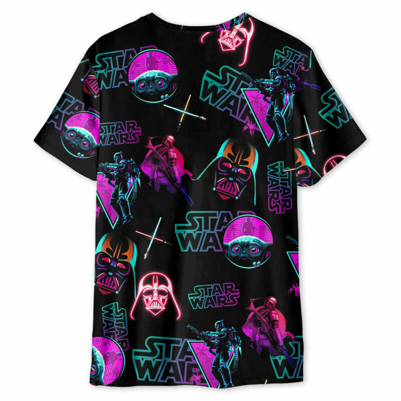 Neon Star Wars - Unisex 3D T-shirt