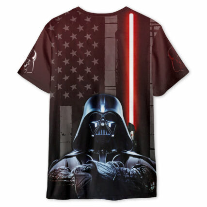 SW Darth Vader American Flag - Unisex 3D T-shirt