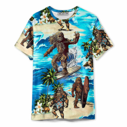 Star Wars Chewbacca Surfing - Unisex 3D T-shirt