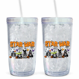 Halloween Starwars Never Take Candy From Strangers - Acrylic Insulated Tumbler