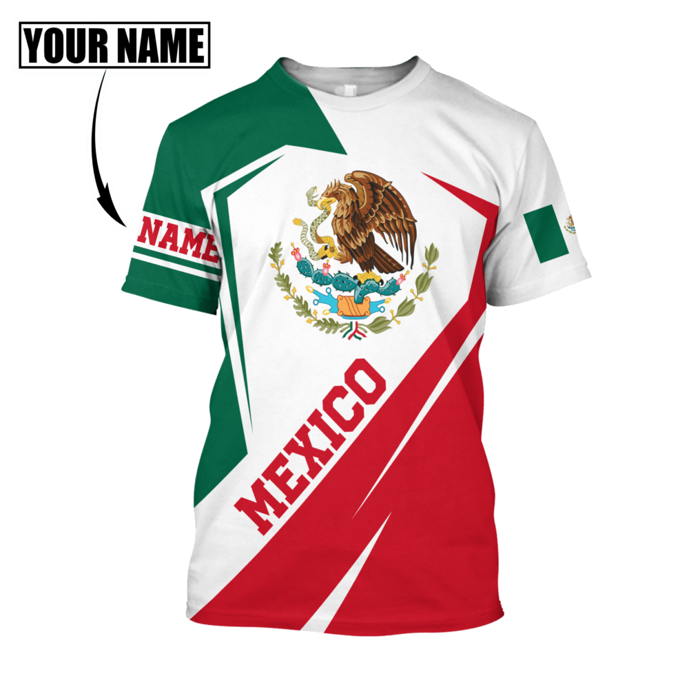 Mexico Hoodie Persionalized 3D All Over Printed Shirts - HOOD01FNN190122