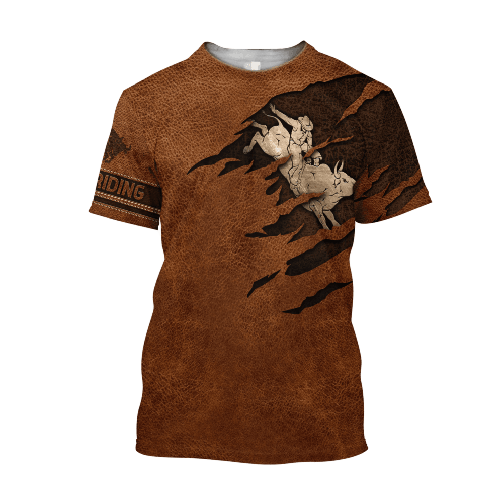 Personalized Name Bull Riding Hoodie Printed Unisex Shirts Bull Rider Ver 4