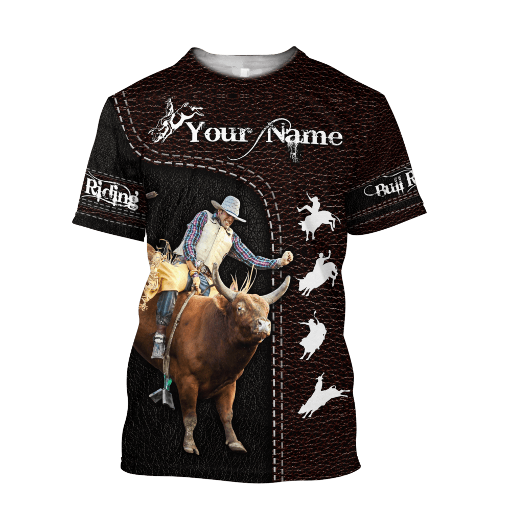 Customize Name Bull Riding Hoodie Printed Unisex Shirts 1 HOOD01FNN101121