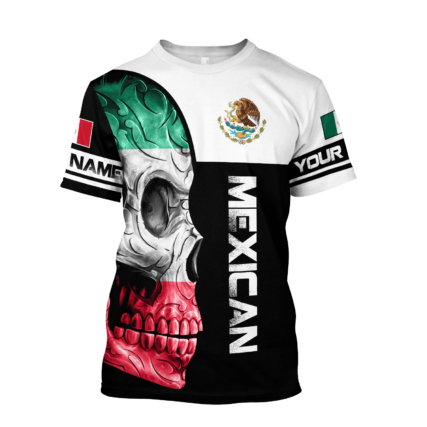 Personalized Mexican Hoodie 3D All Over Printed Shirts DQB16032103