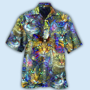 Cat Tabby Cat Lover Art - Hawaiian Shirt - Owl Ohh - Owl Ohh