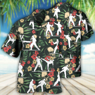 Taekwondo Tropical Floral - Hawaiian Shirt - Owl Ohh for men and women, kids - Owl Ohh