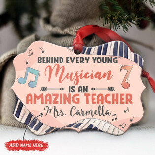 Teacher Amazing Music Teacher Personalized - Horizontal Ornament - Owl Ohh - Owl Ohh