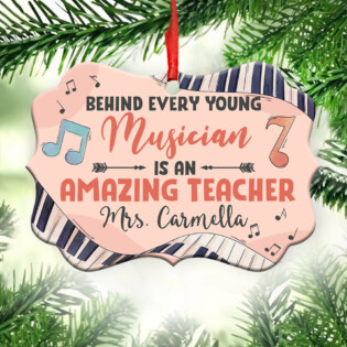 Teacher Amazing Music Teacher Personalized - Horizontal Ornament - Owl Ohh - Owl Ohh