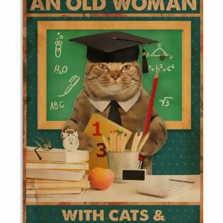 Teacher Teaching Skills Cat - Vertical Poster - Owl Ohh - Owl Ohh