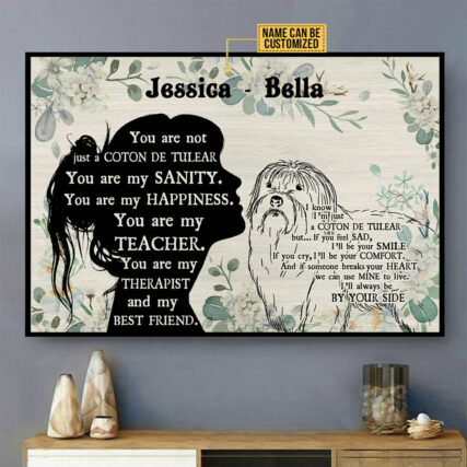 Teacher You Are Not Just A Coton De Tulear Personalized - Horizontal Poster - Owl Ohh - Owl Ohh