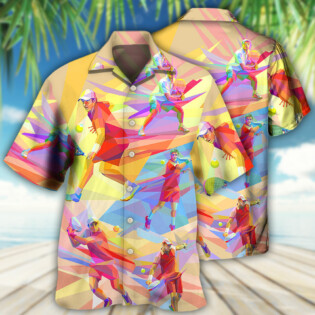 Tennis Beautiful Art - Hawaiian Shirt - Owl Ohh - Owl Ohh