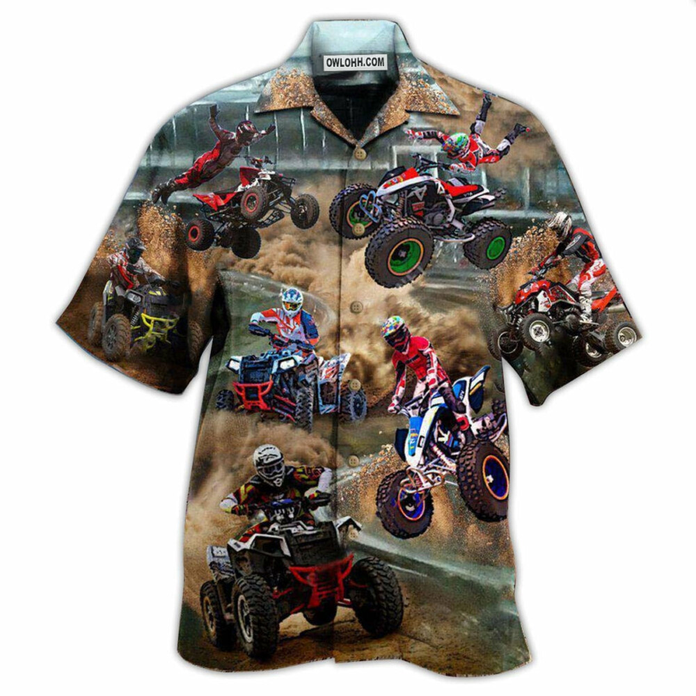 Terrain Vehicle Life Is Better With All Terrain Vehicle - Hawaiian Shirt - Owl Ohh - Owl Ohh