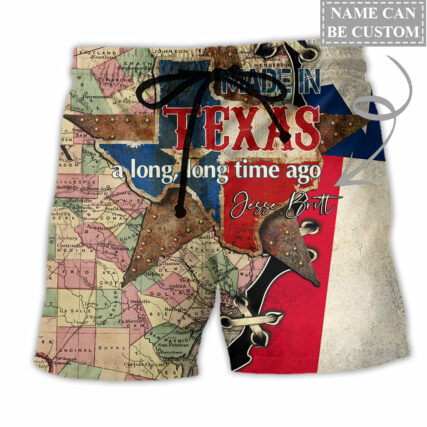 Texas Love Your Life Personalized - Beach Short - Owl Ohh - Owl Ohh