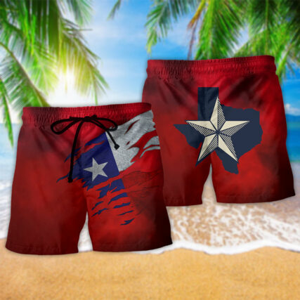 Texas Peace Life Star State - Beach Short - Owl Ohh - Owl Ohh
