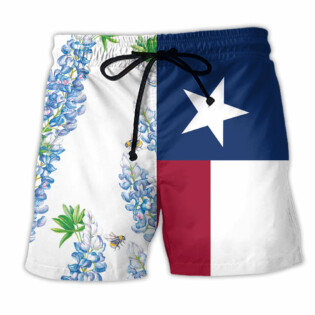Texas Peace Life Style Floral - Beach Short - Owl Ohh - Owl Ohh