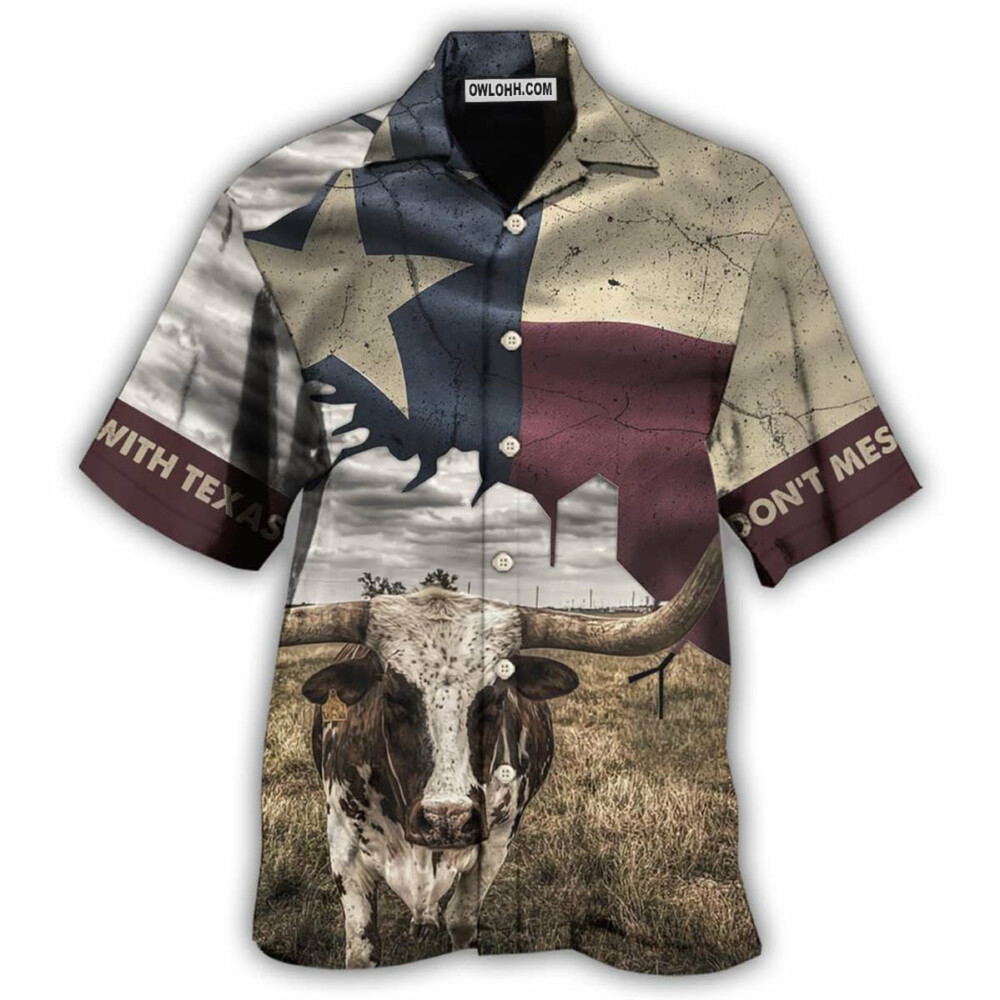 Texas Peace Life Cows Style - Hawaiian Shirt - Owl Ohh - Owl Ohh
