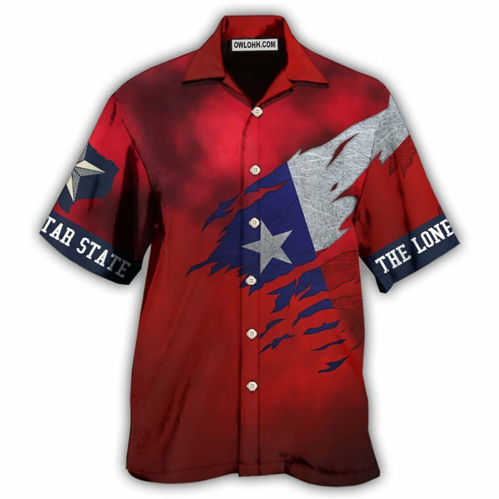 Texas Peace Life Red Style - Hawaiian Shirt - Owl Ohh - Owl Ohh