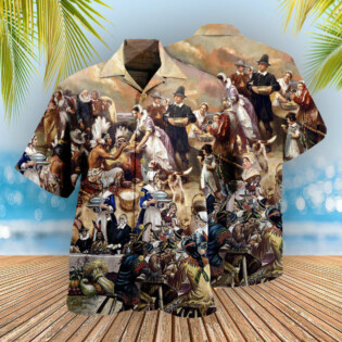 Thanksgiving The First - Hawaiian Shirt - Owl Ohh - Owl Ohh