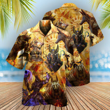 Egypt The Egyptian God Anubis - Hawaiian Shirt - Owl Ohh - Owl Ohh