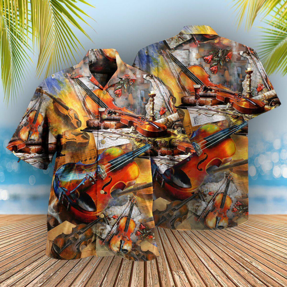Violin Music The That Most Human Of All Instruments - Hawaiian Shirt - Owl Ohh - Owl Ohh
