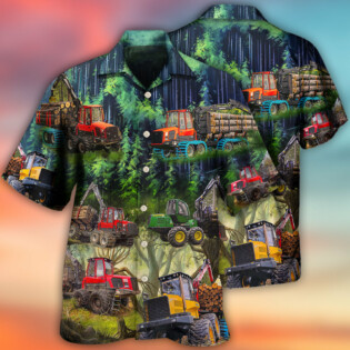 Tractor The Woods Are Calling And I Must Go Style - Hawaiian Shirt - Owl Ohh for men and women, kids - Owl Ohh