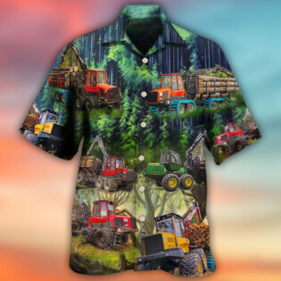 Tractor The Woods Are Calling And I Must Go Style - Hawaiian Shirt - Owl Ohh for men and women, kids - Owl Ohh