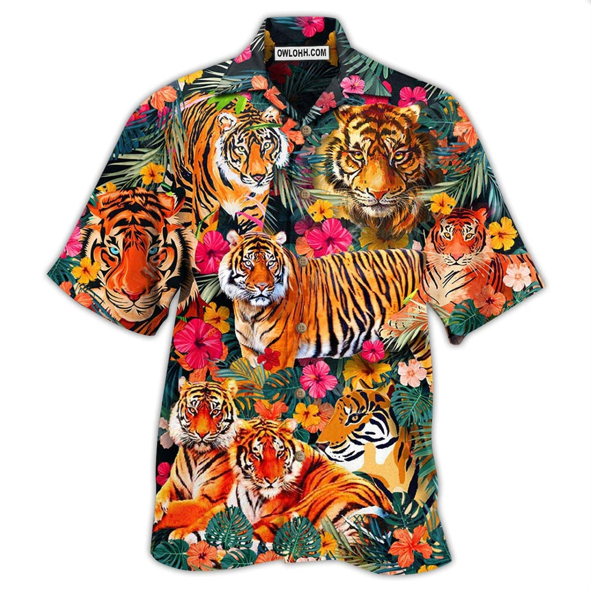 Tiger Be A Jungle Tiger Not A Zoo Tiger - Hawaiian Shirt - Owl Ohh for men and women, kids - Owl Ohh