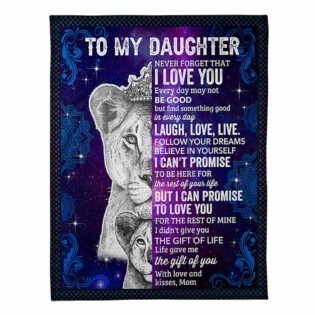 Tiger Never Forget That I Love You Mom To Daughter Style - Flannel Blanket - Owl Ohh - Owl Ohh