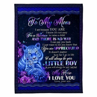 Tiger To Me You Are The World Little Boy - Flannel Blanket - Owl Ohh - Owl Ohh