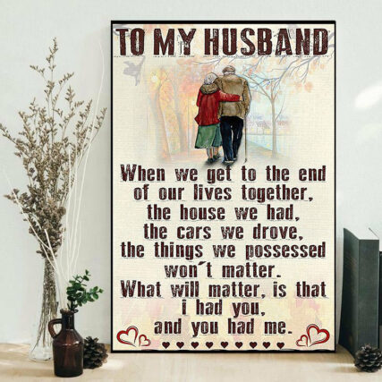 Couple To My Husband When We Get To The End - Vertical Poster - Owl Ohh - Owl Ohh