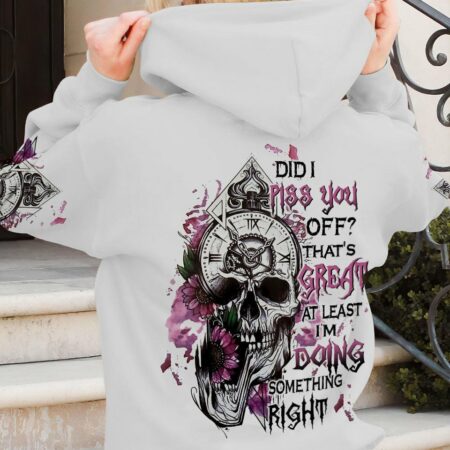 DID I PISS YOU OFF FLOWER SKULL ALL OVER PRINT - TLTW2112223