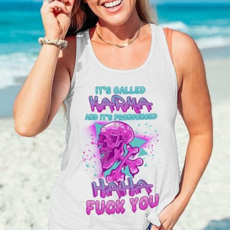 HA HA F YOU SKULL BONES ALL OVER PRINT - TLNZ1612222