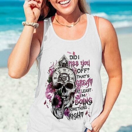 DID I PISS YOU OFF FLOWER SKULL ALL OVER PRINT - TLTW2112223