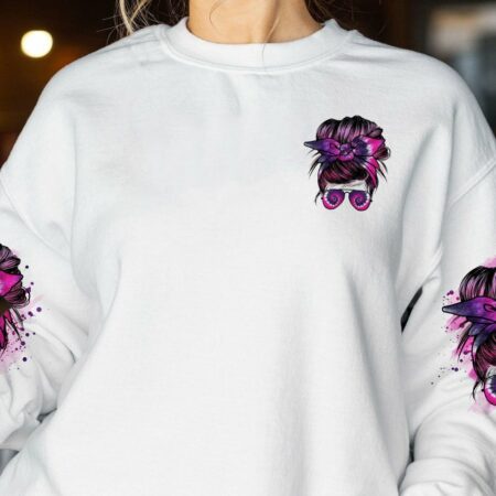 I TRY TO AVOID DRAMA MESSY BUN ALL OVER PRINT - TLNO0401232