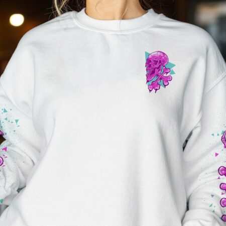 HA HA F YOU SKULL BONES ALL OVER PRINT - TLNZ1612222