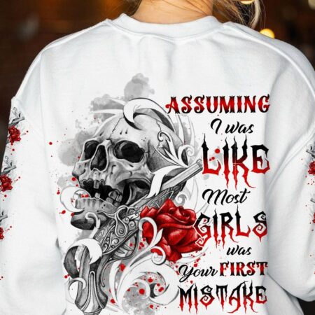 ASSUMING I WAS LIKE MOST GIRLS SKULL G ALL OVER PRINT - TLTR2312223