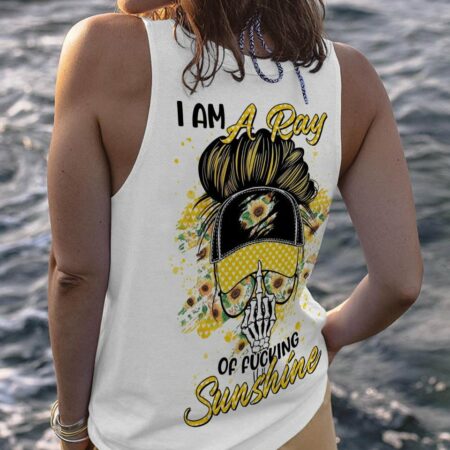 I AM A RAY OF FKING SUNSHINE MESSY BUN ALL OVER PRINT - TLTR0601232