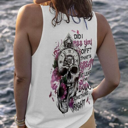 DID I PISS YOU OFF FLOWER SKULL ALL OVER PRINT - TLTW2112223