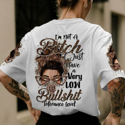 I'M NOT A B MESSY BUN ALL OVER PRINT - TLTY2312222