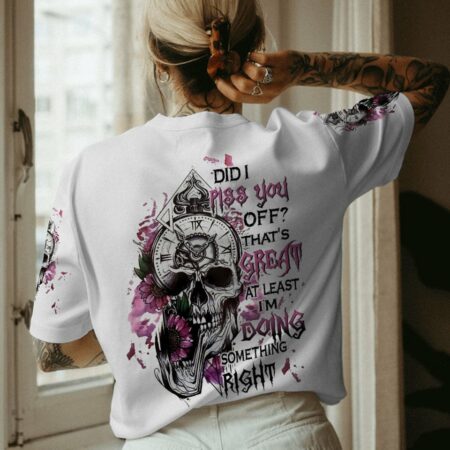 DID I PISS YOU OFF FLOWER SKULL ALL OVER PRINT - TLTW2112223