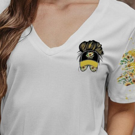 I AM A RAY OF FKING SUNSHINE MESSY BUN ALL OVER PRINT - TLTR0601232
