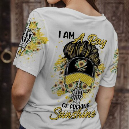 I AM A RAY OF FKING SUNSHINE MESSY BUN ALL OVER PRINT - TLTR0601232