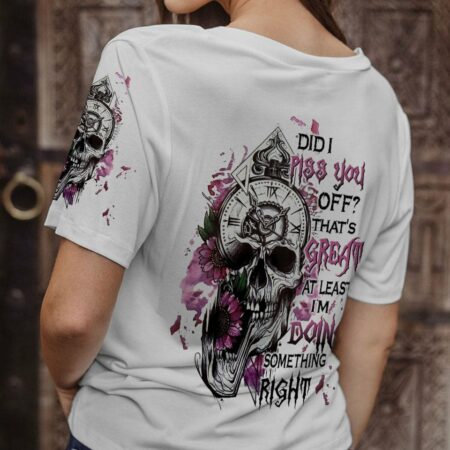 DID I PISS YOU OFF FLOWER SKULL ALL OVER PRINT - TLTW2112223