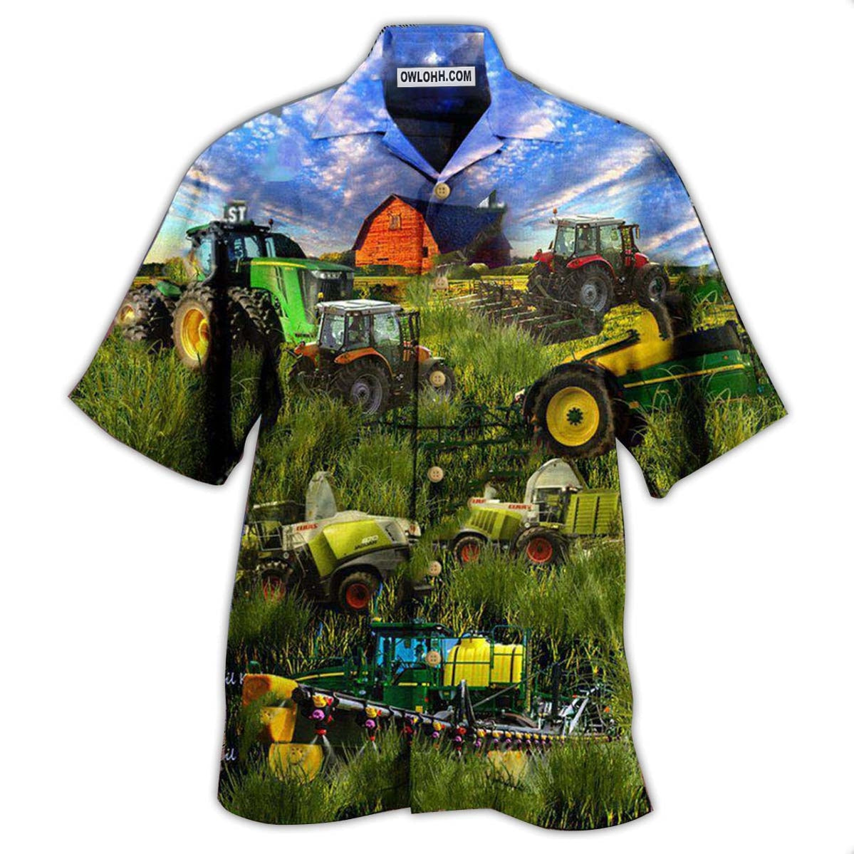 Tractor Just One More Tractor I Promise - Hawaiian Shirt - Owl Ohh - Owl Ohh