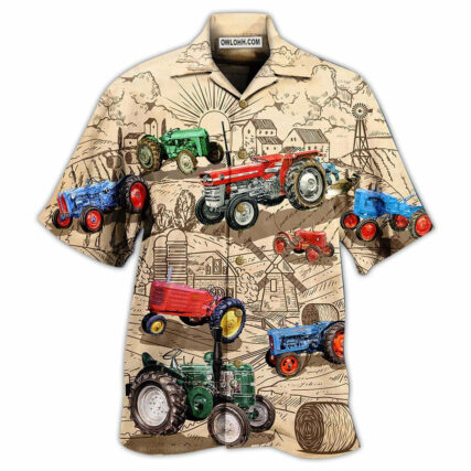 Tractor You Can Never Have Too Many Tractors - Hawaiian Shirt - Owl Ohh - Owl Ohh