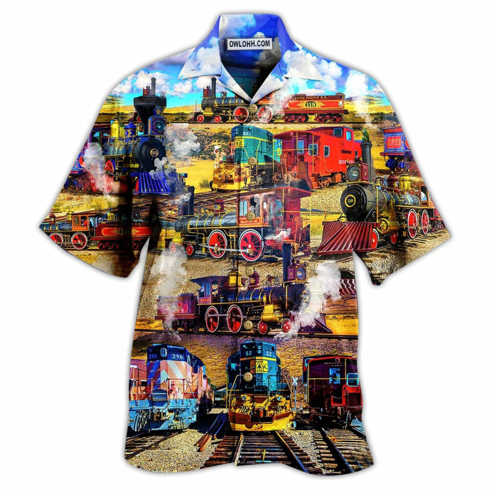 Train It's Better To Travel Well Than To Arrive - Hawaiian Shirt - Owl Ohh - Owl Ohh