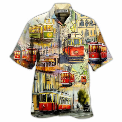 Train Love City - Hawaiian Shirt - Owl Ohh - Owl Ohh