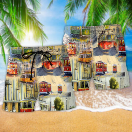 Train Love Our City - Beach Short - Owl Ohh - Owl Ohh