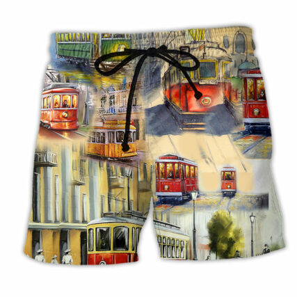 Train Love Our City - Beach Short - Owl Ohh - Owl Ohh